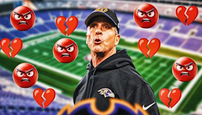 Ravens' John Harbaugh feels heat from fans after Chiefs heartbreaker