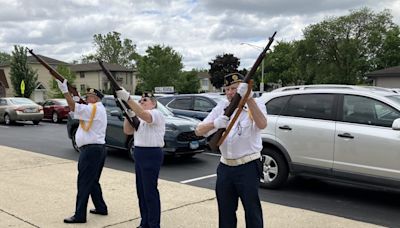 Over 100 people gather at La Grange’s Robert Coulter American Legion Post 194 to commemorate the life of the post’s namesake