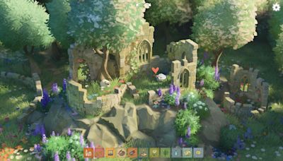 Gorgeous cozy castle doodling game Tiny Glade is launching a demo this month