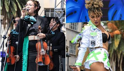 Con mariachi y cumbia arranca el baile dedicado a las madres en el Monumento a la Revolución