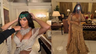 Still not over Kim Kardashian's ethnic outfits at Anant Ambani-Radhika Merchant's wedding? Beauty mogul drops BTS pictures