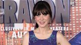 Zooey Deschanel dons all purple for Harold and the Purple Crayon