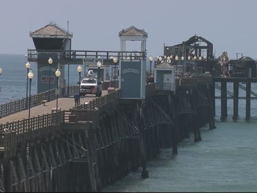 Oceanside Pier partially reopens to the public after April fire