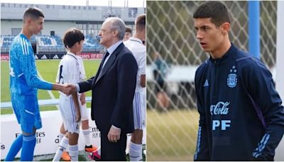 Quién es José Castelau de Roa, el arquero del Real Madrid que fue convocado por la Selección argentina Sub 17