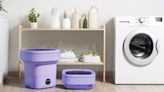 This small portable washing machine is about to change your lazy girl life