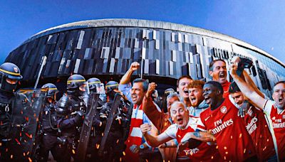 Riots erupt outside the Tottenham stadium after North London Derby