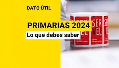 Cuándo son, quiénes votan, en qué comunas y más: Todo lo que debes saber de las elecciones primarias 2024