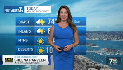 San Diego weather today: Sheena Parveen's forecast for July 29, 2024