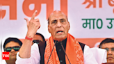 Rajnath Singh eyes ‘5 lakh paar’ victory margin as opposition toils to make a mark | India News - Times of India