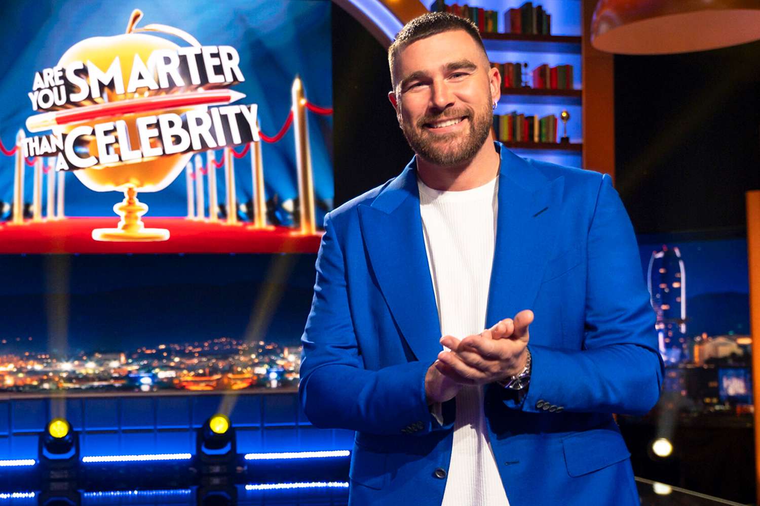 Travis Kelce's Hosting Era Is Almost Here – See the First Look at “Are You Smarter Than a Celebrity? ”