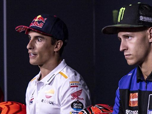 Quartararo y el eterno debate: "Mira que me gusta Rossi pero el mejor de la historia es Márquez"