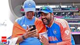 'Rohit's phone call ... ': Rahul Dravid reveals captain Rohit Sharma's words | Cricket News - Times of India