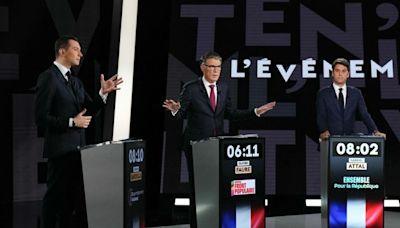 Législatives 2024 : Que retenir du débat télévisé Attal, Bardella et Faure ?