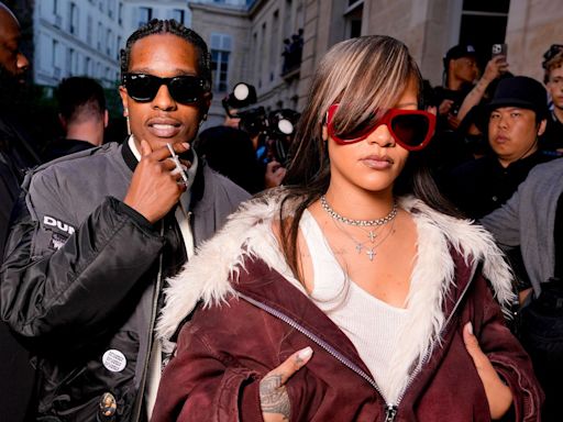 Rihanna Puts a High-Fashion Spin on the Hanes Tank Top for Paris Fashion Week