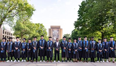 List of Notre Dame football graduates from May 2024 commencement