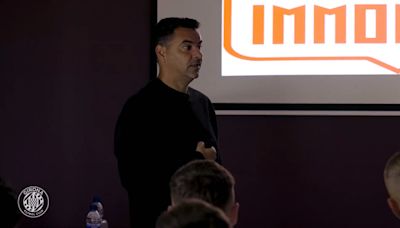 La charla de Míchel antes de enfrentarse al Barça: "Pelearemos por intentar ganar títulos"