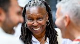 Whoopi Goldberg fake spits on 'The View' after accidentally saying Trump's name