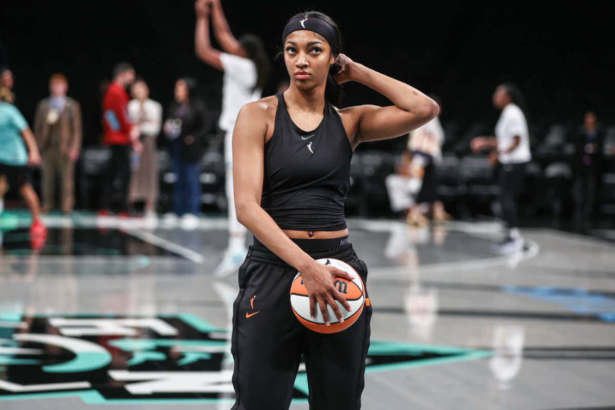 Angel Reese's All-Black Pregame Outfit Turns Heads Before New York Liberty WNBA Game