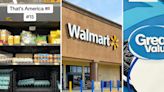 'Is the U.S. okay?': People can't believe what Great Value-branded food this Walmart is selling prepackaged