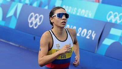 La colombiana Carolina Velásquez dijo presente en el triatlón de París 2024