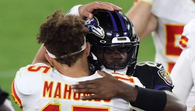 Lamar Jackson's Comment About Patrick Mahomes Turns Heads Before Kickoff