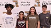 Four Abilene High athletes sign with college programs