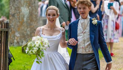 Talulah Riley weds Love Actually's Thomas Brodie-Sangster in stunning ceremony