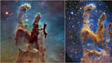 NASA unveils stunning image of the Pillars of Creation star factory from the Webb Space Telescope
