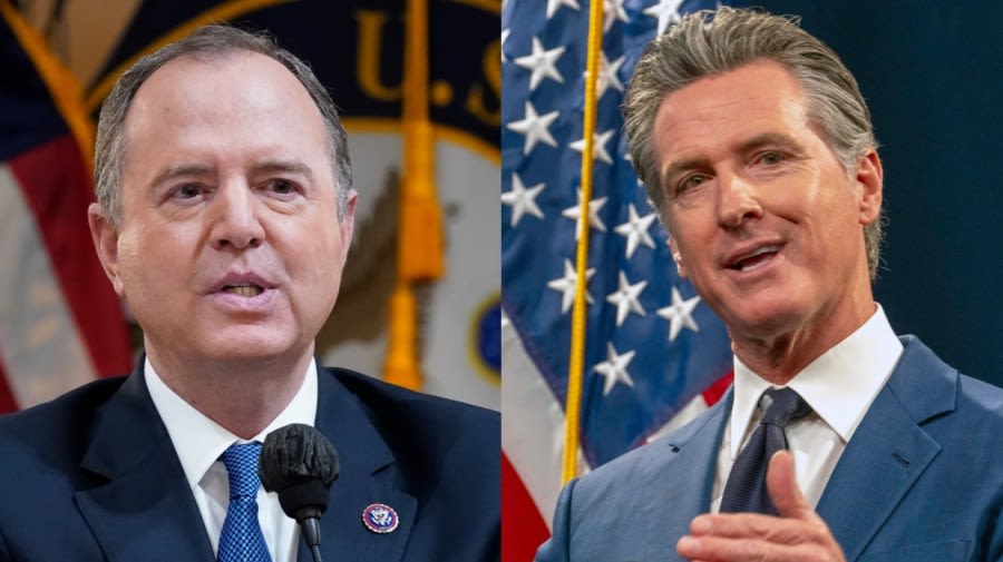 Schiff, Newsom mock Trump for suggesting Biden may take back nomination