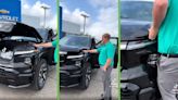 Someone Did The 'Finger Test' On A Chevy Silverado EV Frunk. It Didn’t Go Well