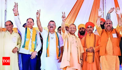 Congress, PDP, NC made Jammu & Kashmir a terror warehouse, says Yogi Adityanath | Lucknow News - Times of India