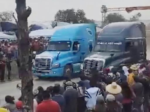 ¡Accidente fatal! Impactante video muestra cómo un tráiler perdió el control en arrancones y mató a tres asistentes en Hidalgo