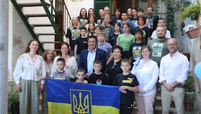 Amar Ucraïna abre en la Isla un campus de verano para recibir a niños ucranianos