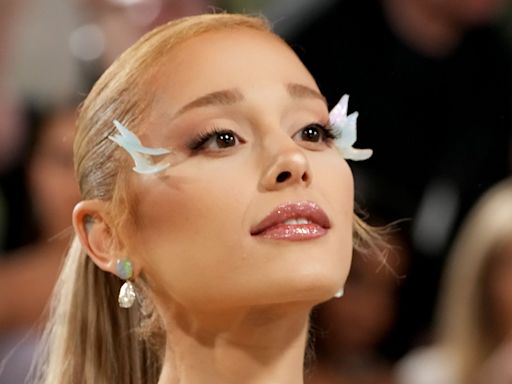 Ariana Grande reveals her natural skin texture, before detailing her 'secret music video' makeup routine