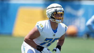 Chargers OTAs: Joe Alt full-time with first team; Justin Herbert shows off accuracy