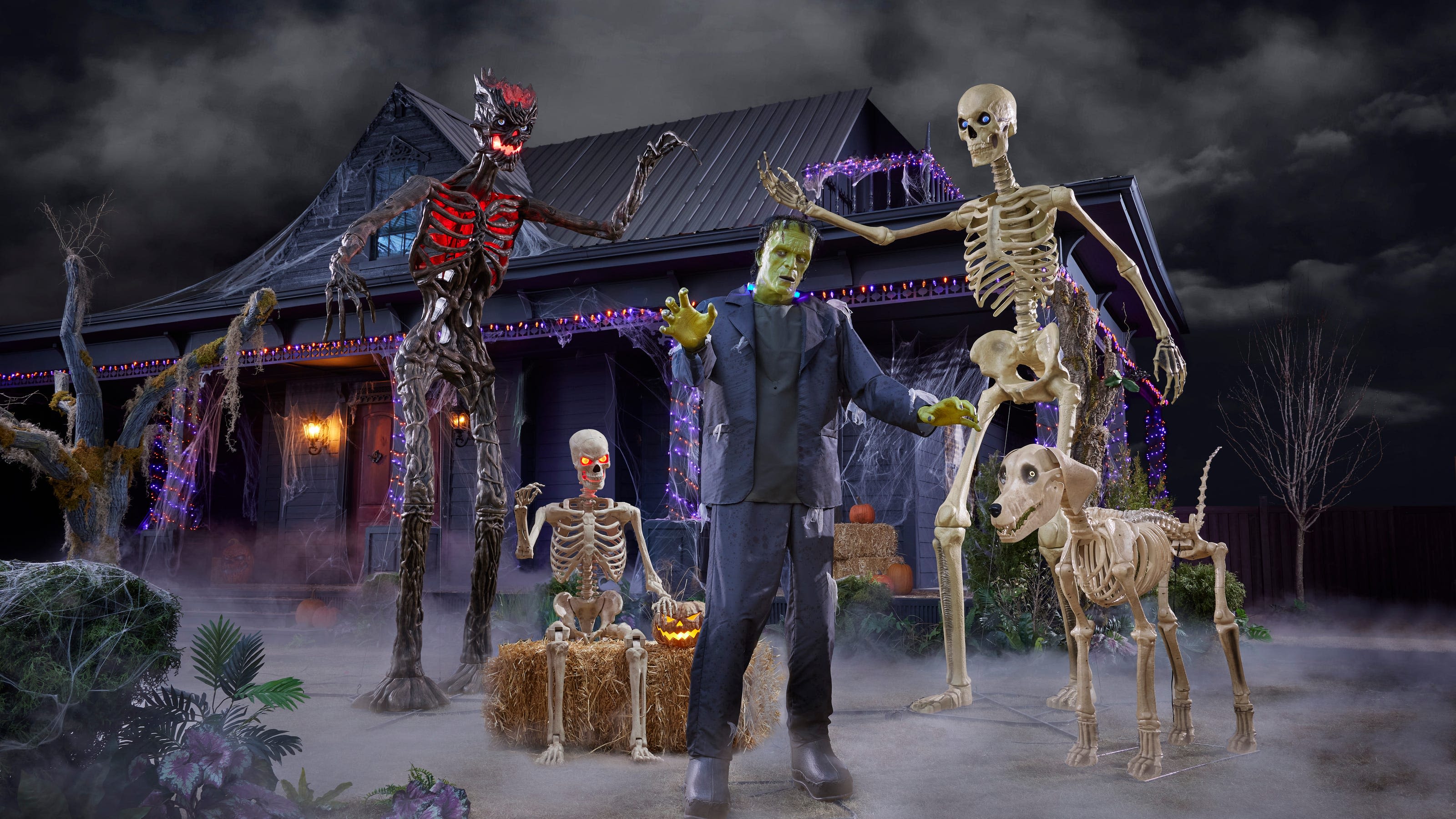 Giant skeletons loom in Home Depot's 'Halfway to Halloween' sale