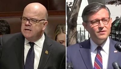 'Unbelievable': Rep. Jim McGovern Accuses Republican House Speaker Mike Johnson of 'Acting as a Prop for Donald Trump'