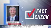 Fact checking WSAZ Gubernatorial Forum candidate Moore Capito