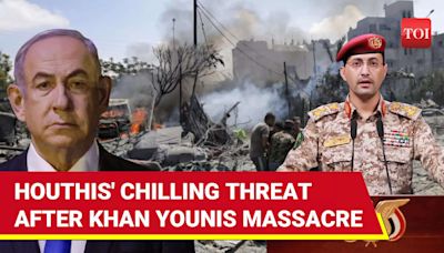Houthis' Revenge Threat To Israel After Khan Younis Strike | Watch | International - Times of India Videos