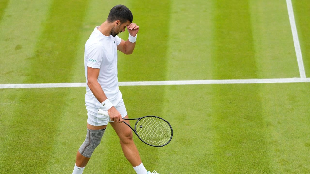 Novak Djokovic says his knee feels good and he wants to 'go for the title' at Wimbledon