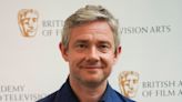 Voices: Martin Freeman is doing what every vegetarian dreams of – tucking into a pork pie