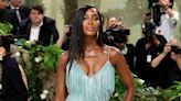 Supermodel Naomi Campbell Makes 2024 Met Gala Red Carpet Her Runway in Shimmering Fringe Gown