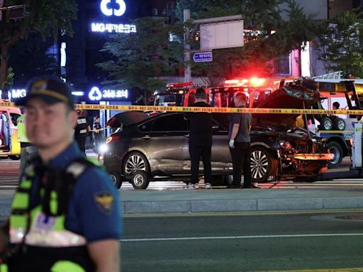 At least nine killed in Seoul as car ploughs into crowd