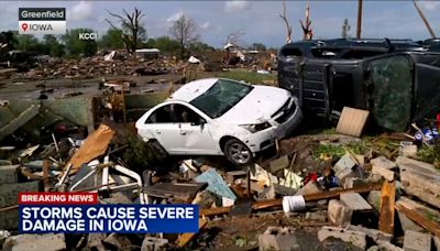 Iowa tornadoes kill 1, cause major damage in Greenfield, south of Des Moines, amid severe storms