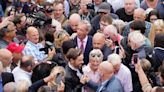 In Pictures: Farage doused while Starmer and Sunak prepare for first TV debate