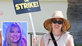 Hilary Duff Sings Along to Lizzie McGuire Anthem on SAG Picket Line — Watch