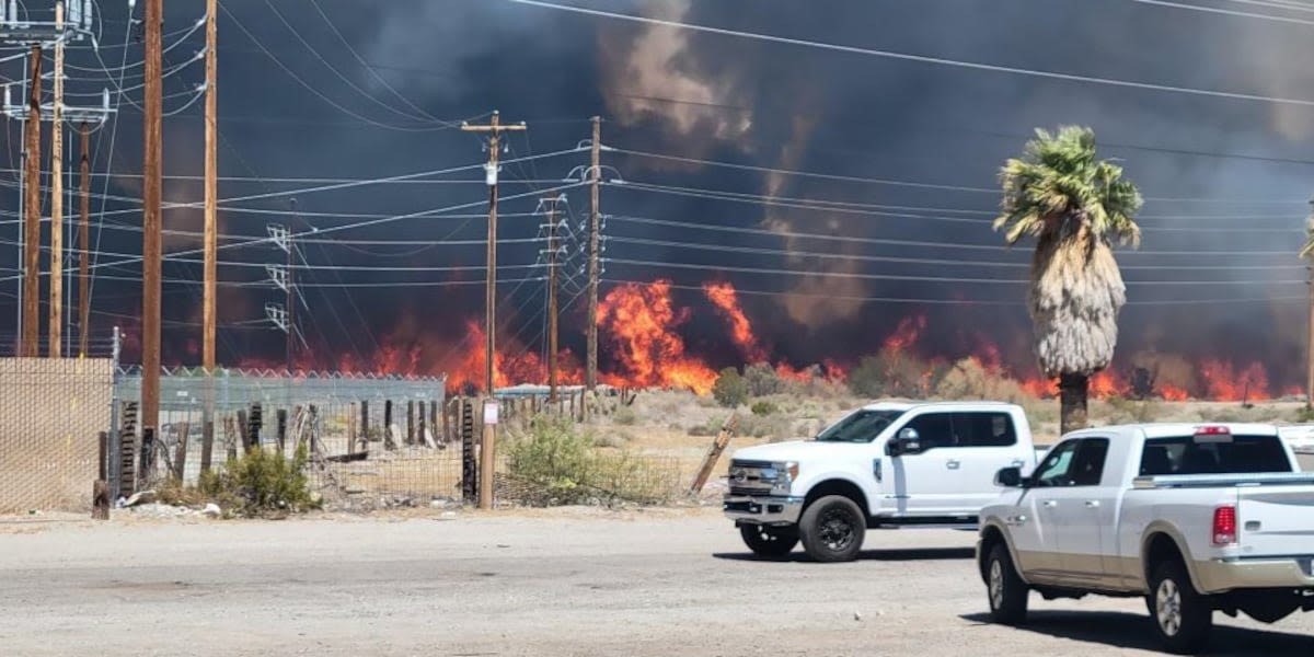 Needles Fire spreads across California and Arizona