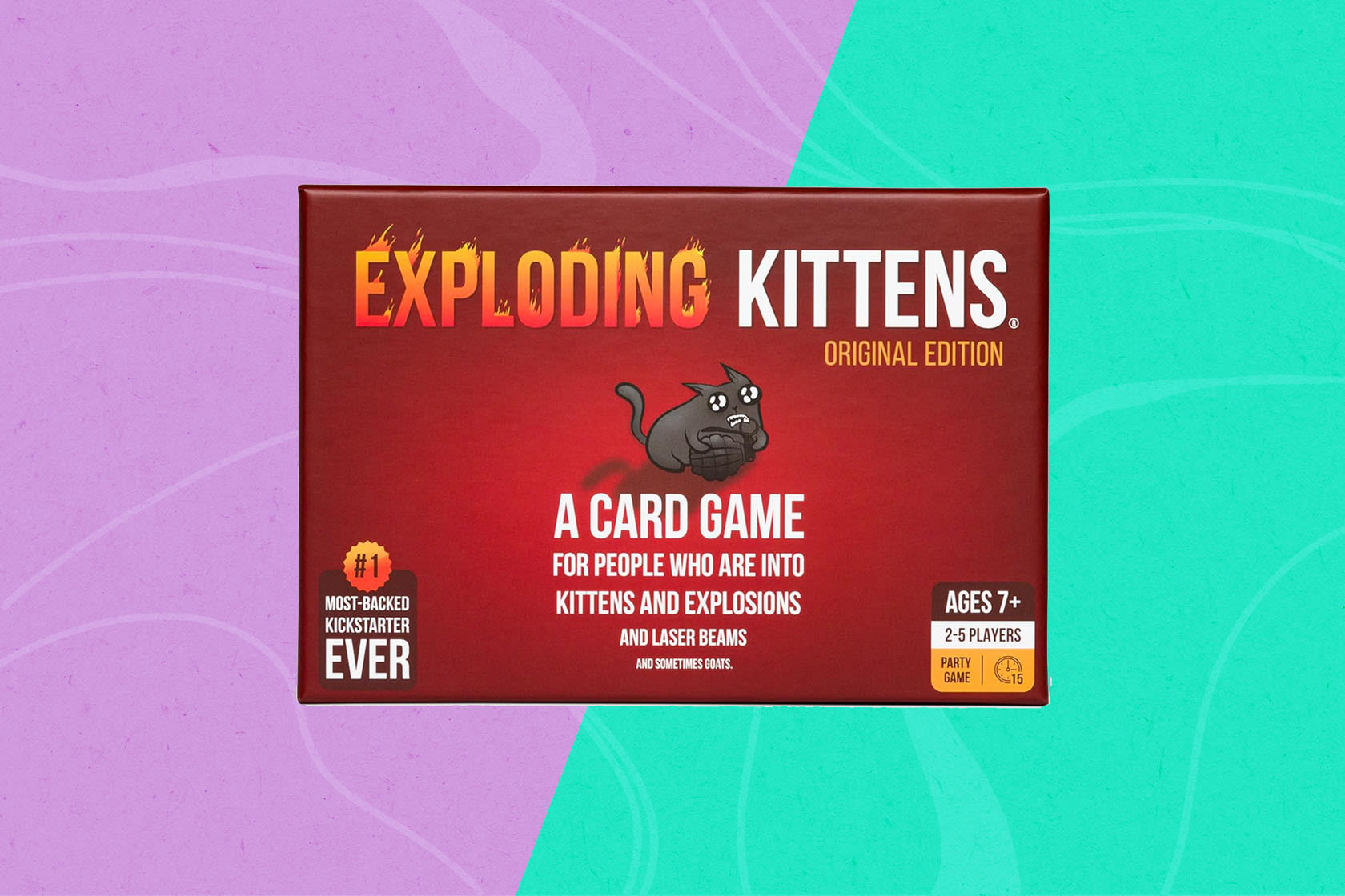 The fan-favorite Exploding Kittens card game is $17 for Prime Day