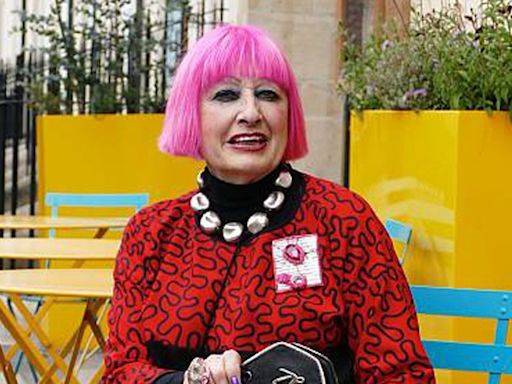 Dame Zandra Rhodes shares top style tip