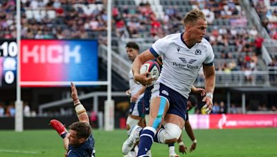 Van der Merwe equals try record as Scotland down US 42-7